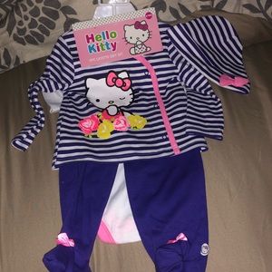 Brand new hello kitty 4 piece layette set